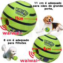 Wobble Wag Giggle Brinquedo Interativo para Cães Durável e sem Pilhas com Ruídos de Riso