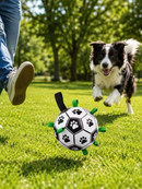 Brinquedo de Futebol para Animais de Estimação, Bola para Cães com Alças, Brinquedo interativo, Diversão para Seu Pet