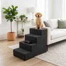 Escada Cachorro Gato 60 cm 4 Degraus Segurança Libertade - Escada de Cachorro Cama Box Sofá
